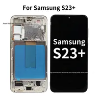 Untuk Samsung S23+ S9160 Layar LCD OLED Rakitan Langsung dengan Bingkai, Garansi 1 Tahun untuk Layar Internal dan Eksternal
