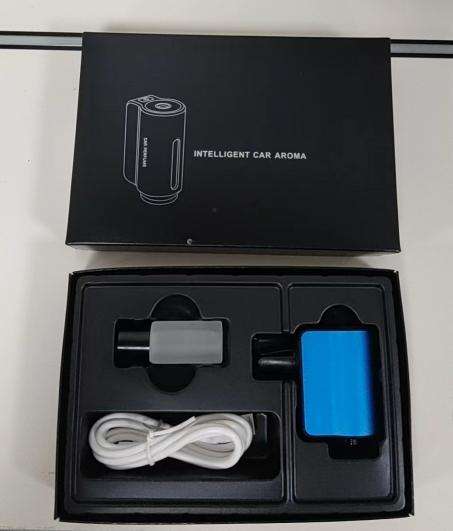 สีน้ำเงินพร้อมหน้าต่าง (พร้อมขวดเปล่า)