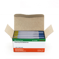 Piles pour appareils auditifs Zinc Air 13A A13 ZA13 13A 13 P13 PR48