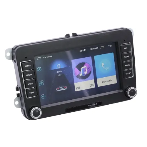 7 pollici HD Auto lettore Navigatore GPS Radio Stereo per Volkswagen Supporto WiFi / BT / FM / Mirrorlink
