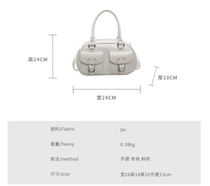 Nuevo bolso de mano retro, compacto y lindo para mujer, diseño ligero y juvenil, bolso tote de moda. - Product Image 5