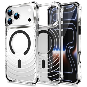 Funda Magnética Transparente Estilo Airbag, Resistente a Caídas, para <span class=keywords><strong>iPhone</strong></span> 18 <span class=keywords><strong>Pro</strong></span> Max y Apple <span class=keywords><strong>iPhone</strong></span> 17 - Product Image 5
