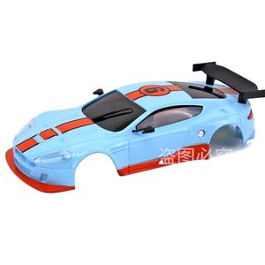 Skala <span class=keywords><strong>1</strong></span>:28 98mm jarak sumbu roda Aston Mar Tin mini-q WLToys K969 <span class=keywords><strong>RC</strong></span> bodi mobil AMZ mini-z - Product Image 2