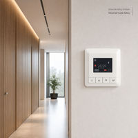 Thermostat intelligent TELIN AC504 pour chauffage par le sol, programmable 7 jours, système hydronique, vanne anti-condensation