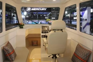 Salle de réunion mobile sur mer, 12,60 m, yacht sportif en fibre de verre, moteur hors-bord, <span class=keywords><strong>bateau</strong></span> de plaisance de luxe, <span class=keywords><strong>bateau</strong></span> de pêche, console centrale, croisière, 300 CV - Product Image 5