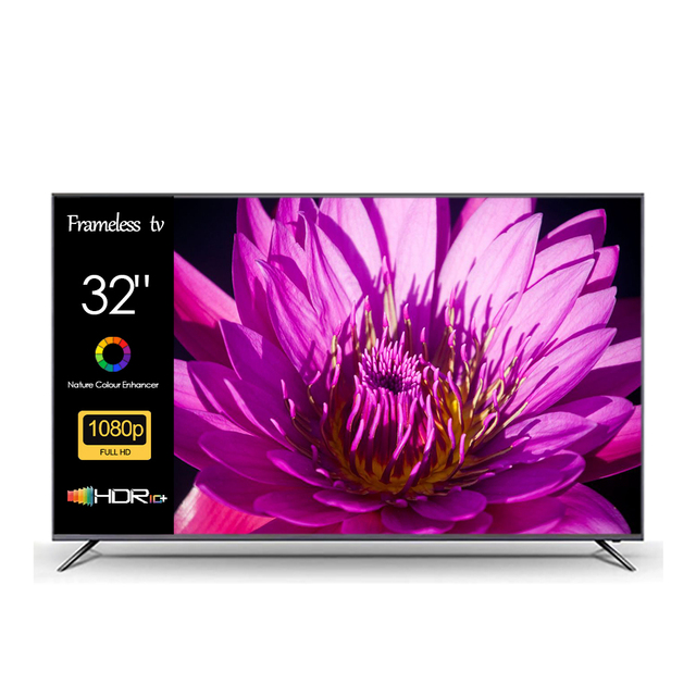 Frameless 32 Inch Smart TV 110-240v 60/75 Hz 4K Full HD LED TV 32 40 43 Inch Smart TV