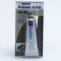 Gasket Sealant Kafuter K-583 RTV Pasta Silikon Abu-abu Perak Tahan Guncangan Penyegelan Cepat 85g