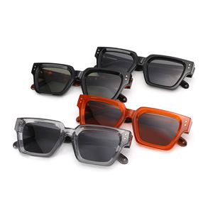 Conchen bán buôn nhà sản xuất xu hướng dày vuông TR90 Khung kính mặt trời phân cực tùy chỉnh chất lượng cao Acetate Kính mát - Product Image 3