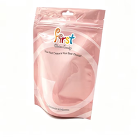 Sachet Doypack Brillant Qualité Alimentaire avec Fermeture Éclair et Fenêtre Transparente pour Emballages de Bonbons et Snacks