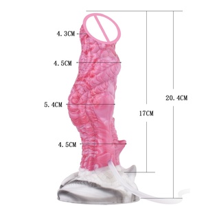YOCY Fantasy Dragon Knot Ejaculation <b>Dildo</b> Anal <b>Dildo</b> Silicone Squirting Penis With Sucker Spray Liquid Sex Toys for Adult 18+ - Product Image 6