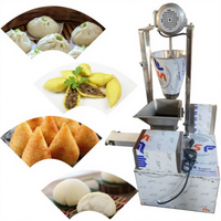 Mesin Mini Pembuat momo atas meja untuk mesin pembuat bakpao uap elektrik besar mesin pembuat kubba kue bulan enkarat kecil