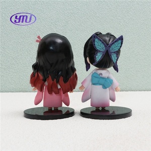 Figurines d'anime en PVC de haute qualité, 5 pièces, 10 cm, Kamado Nezuko, Kochou <span class=keywords><strong>Shinobu</strong></span>, pour machine de jeu Gashapon - Product Image 5