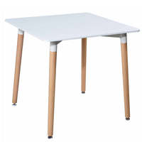 Vente flash - Table basse moderne JNTBL-1 de J N Crafts, plateau en MDF noir, structure en acier, meubles de salon, métal et bois