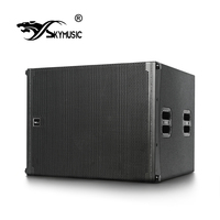 Subwoofer Profesional Activo de 18 Pulgadas, 1200W, Neodimio, Cardioide, para Sistemas de Sonido en Conciertos y Giras