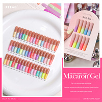 Juego de Esmalte de Uñas en Gel Macaron Premium JTING, 48 Colores, Cobertura Total, Esmalte de Uñas en Gel UV Pastel con Carta de Colores, Sin HEMA, Venta al Por Mayor OEM