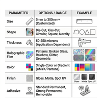 Özel Baskılı 3ml 5ml 10ml 20ml 30 ml Şişe Etiketleri Peptit Yapışkanlı Vinil Su Geçirmez Etiket Sticker Kozmetik İçin Peptit Etiketleri