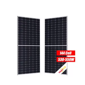 Nuuko Hot Selling Mono 550 Watts 560w 600w Half Cut Solar Panels with EU Poland Warehouse Stock for Home Use