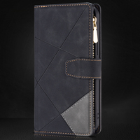 Étui en cuir Pu à fermeture éclair multifonction pour iphone 14 pro max antichoc carte poche portefeuille téléphone portable housse pour iphone 14 pr