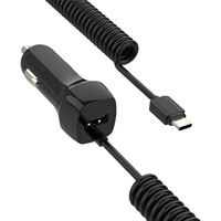 2025 nuevo estilo cargador de coche con Cable Usb C USB tipo C Cable resorte cargador de coche con Cable tipo C