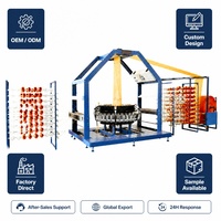 Machine à tisser automatique de sacs circulaires à 4 navettes pour sacs à oignons, à économie d'énergie