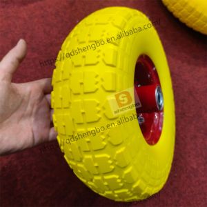 Customized Heavy Duty <strong>Wheel</strong> OEM Colored Flat <strong>Free</strong> Tire <strong>Wheels</strong> for <strong>Caster</strong> Hand Truck Trolley Dolly Generator - Product Image 6