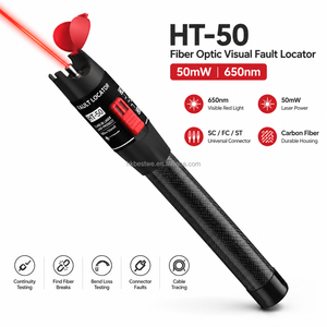 Probador de Fibra Óptica VFL para Conectores SC, FC y ST, Localizador de Puntos de Rotura de Cable Óptico, Localizador Visual de Fallas de 50mW, Lápiz de Luz Roja para Fibra Óptica - Product Image 5