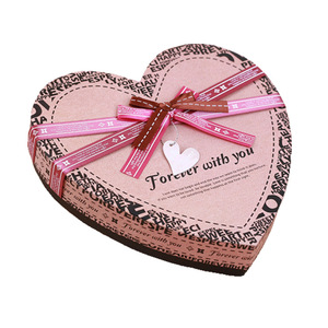 Ishine Heart-Shaped <b>Jewelry</b> Box 1200g Greyboard Paper Gift <b>Packaging</b> for Valentine's Day - Product Image 3