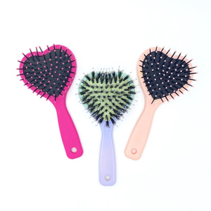 Custom Logo <strong>Bulk</strong> 15.5x7.5cm <strong>Small</strong> Detangling Cushion <strong>Hair</strong> <strong>Brush</strong> with Spray Paint Finish Free Design Service - Product Image 2