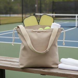 Sac fourre-tout de marché non teint pour le pickleball, capacité 2 raquettes, 12 oz, personnalisable avec logo, vente en gros, pour le tennis et le padel - Product Image 3