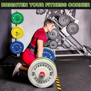 CZFIT Factory Direct Sales Factory <b>Free</b> <b>Weight</b> 5-25 KG 10-55 LB Color Black Custom Logo Rubber Barbell Bumper <b>Weight</b> Plate - Product Image 4