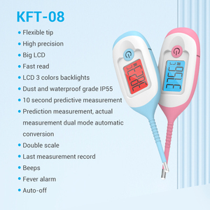 Nouveau thermomètre numérique portable multifonctionnel étanche flexible pour fièvre clinique - Product Image 5