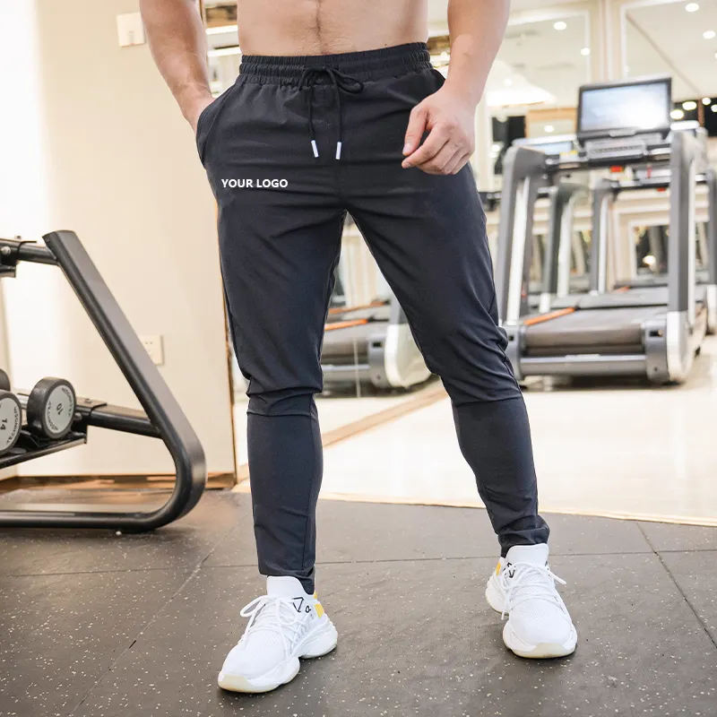 new product quickdrying breathable track pant men sportswear trousers OEM athletic jogger nylon training sweat pants