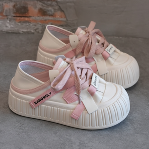 Tendenza Sobaekhwa 2025 primavera nuovi arrivi scarpe da ginnastica da passeggio Fitness da donna con plateau in coordinazione - Product Image 1