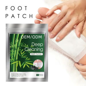 Patchs Détoxifiants aux Herbes pour les Pieds, à l'Armoise, au Gingembre et au Vinaigre de Bambou, Aide au Sommeil, Relaxation Corporelle, Autocollants pour les Pieds de Nuit, OEM - Product Image 4