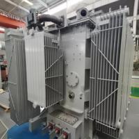 Transformateurs de groupe vectoriel ONAF Dy11y11 triphasés 50Hz pour stockage solaire à grande échelle, EPC LUTE SFFL-14000/33, 14000 kVA, sortie 33 kV 690 V
