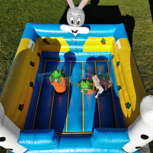 Castillo inflable comercial con forma de conejo para fiestas infantiles, brincolín inflable para niños. - Product Image 4