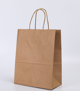 Sacs d'emballage pharmaceutiques en papier kraft biodégradable recyclable avec logo personnalisé imprimé, poignée en corde de coton, offset - Product Image 2