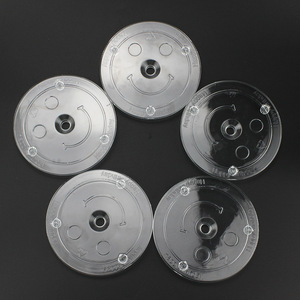 Double Layer Cake Piling Stand Plastic 6 8 10 Inch Round Base Birthday Cake Support Frame Embossing Design - Product Image 2