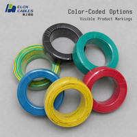Câble électrique BV BVR à âme en cuivre, gaine PVC, codage couleur, pour câblage résidentiel et installation de chauffage aérien