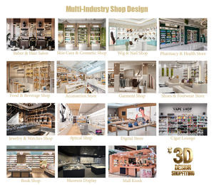 Diseño <span class=keywords><strong>de</strong></span> Interiores para Tiendas <span class=keywords><strong>de</strong></span> Ropa Infantil, Estilo Moderno, Minimalista, Nórdico, LED Ecológico, Colores Pastel Cálidos, Boutique Minorista, Centro Comercial - Product Image 3