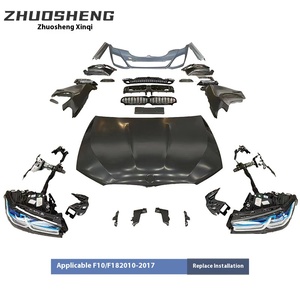 Kit de Carrocería Estilo M para Serie 5, Modelos Antiguos y Nuevos F10F18 G30G38, Parachoques Delantero y Trasero Modificados, Guardabarros, Faros Delanteros, Serie 5 G30 - Product Image 4
