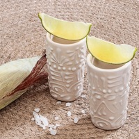 Verre à shot Talavera - Tasse à tequila en argile faite à la main, compatible lave-vaisselle, céramique mexicaine