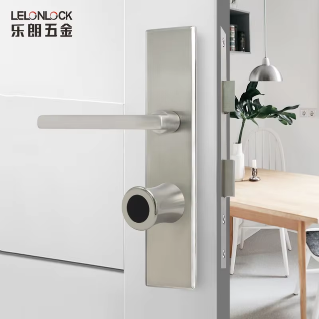 Smart Lock Digital Password Adjustable Solid Brass Lock Cylinder IC Card App Mechanical Key High Security Lock Core