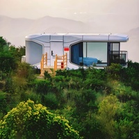 Type de produit Tiny House Mobile Container Remorque montée pour le camping