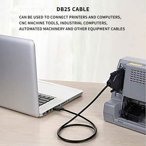 Cavo di Prolunga D-sub 25 Pin <span class=keywords><strong>M</strong></span>/F Personalizzato DB25 a DB25 0,5m 1m 1,5m 2m Cavo Seriale Parallelo per Stampante Maschio-Femmina DB25 - Product Image 4