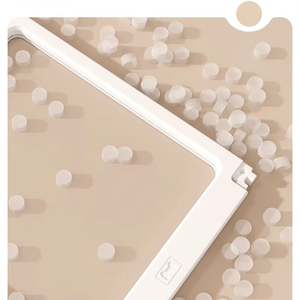 Clôture de jeu <span class=keywords><strong>pour</strong></span> animaux de compagnie portable en plastique moderne, à la vente, sûre et inoffensive, motif rectangulaire, fermeture à bouton-pression <span class=keywords><strong>pour</strong></span> chiens, intérieur et extérieur - Product Image 2