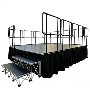 Scène portable intelligente en aluminium pour événements, concerts, mariages et présentoirs de structures scéniques - Product Image 1