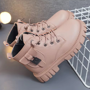 Bottes Martin d'Hiver de Haute Qualité pour Enfants, Antidérapantes, Chaudes, pour Filles et Garçons, Idéales pour la Neige et la Marche en Extérieur - Product Image 4