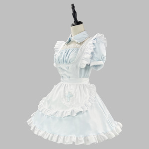 Ropa <span class=keywords><strong>de</strong></span> cosplay <span class=keywords><strong>de</strong></span> personal médico Angel Water Color para mujer, <span class=keywords><strong>de</strong></span> poliéster, para actuaciones, transfronteriza - Product Image 2