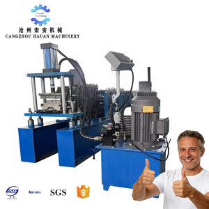 Machine de formage de portes roulantes résistantes au vent en acier inoxydable contrôlée par PLC avec moteur haute puissance - Product Image 1